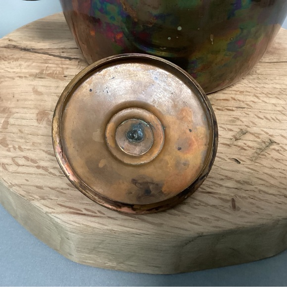 🟡 Vintage - ? Antique ? - Copper Tea Pot / Kettle - Unique / Rare & Beautiful - Picture 10 of 16